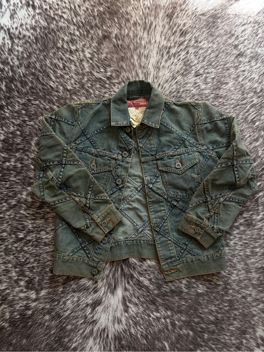 Junya Watanabe Patchwork Denim Shirt Jacket